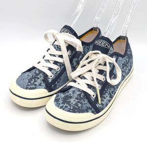 KEEN Elsa Lite Women’s Lace Up Sneaker Blue Nights White Size 6.5